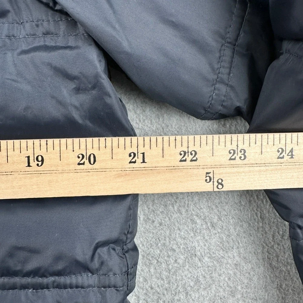 Gap Puffer Jacket Kids L (10) Navy Blue‎ Down Filled Fall Quilted Full Zip